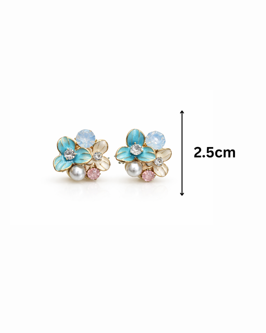 Multicolour stone flower bunch