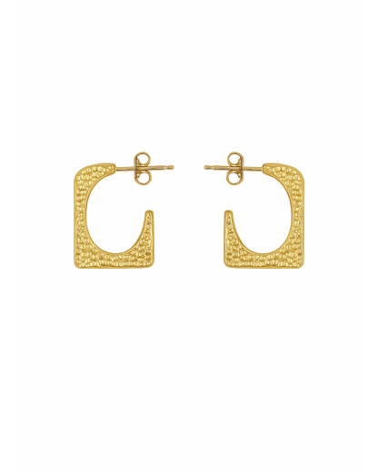 Square hoops - Anti tarnish