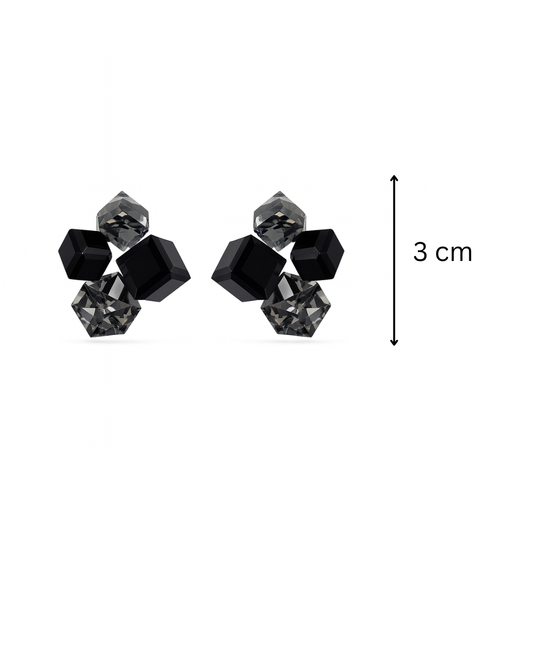 Black cubes studs