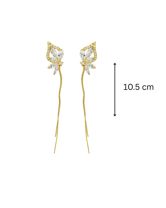 Half flower golden danglers
