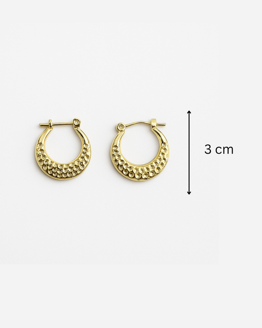 Small round hoop - Anti tarnish