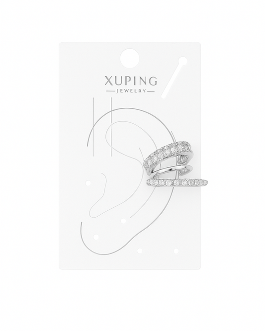 Silver earcuff - Anti tarnish