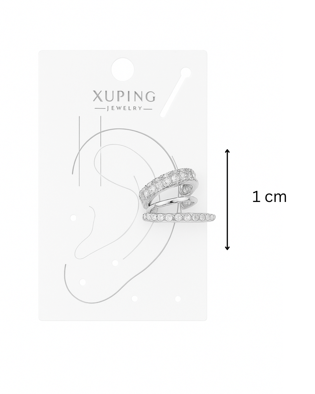 Silver earcuff - Anti tarnish