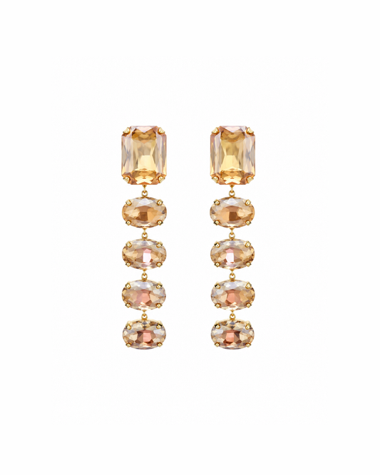 Champagne crystal danglers