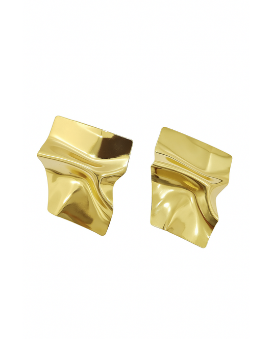 Asymmetrical chunky studs - Anti tarnish
