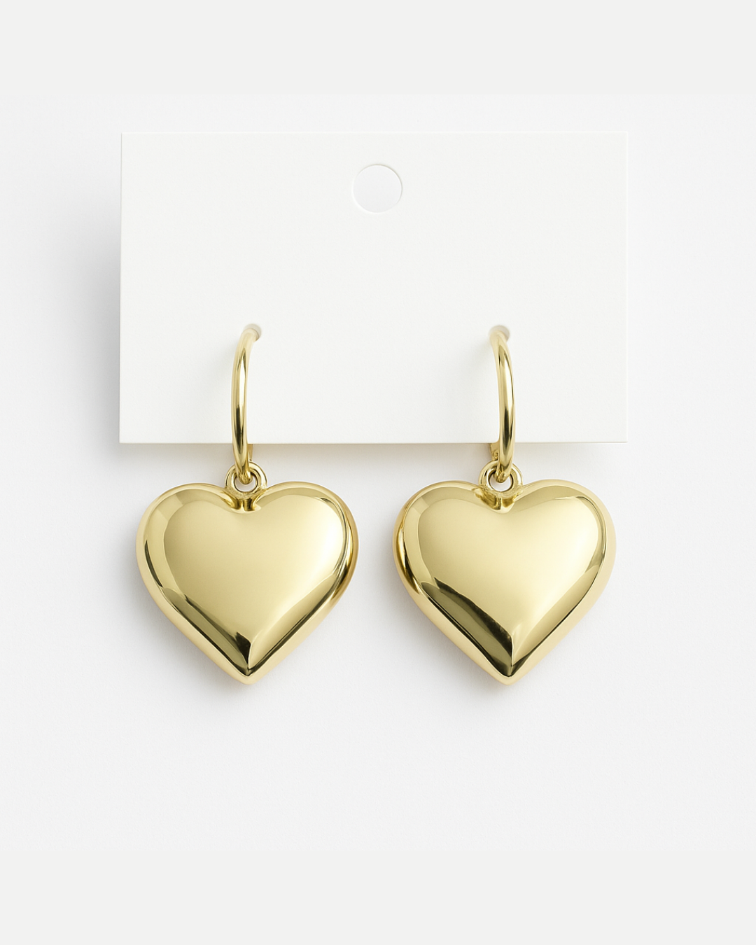 Heart earrings - Anti tarnish