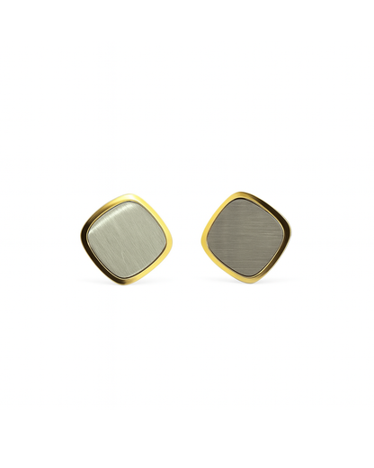 Mixed metals square studs