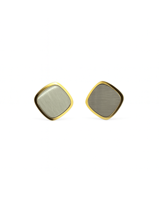 Mixed metals square studs