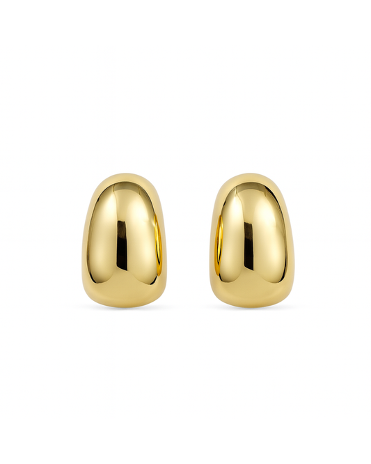 Golden drop studs - Anti Tarnish