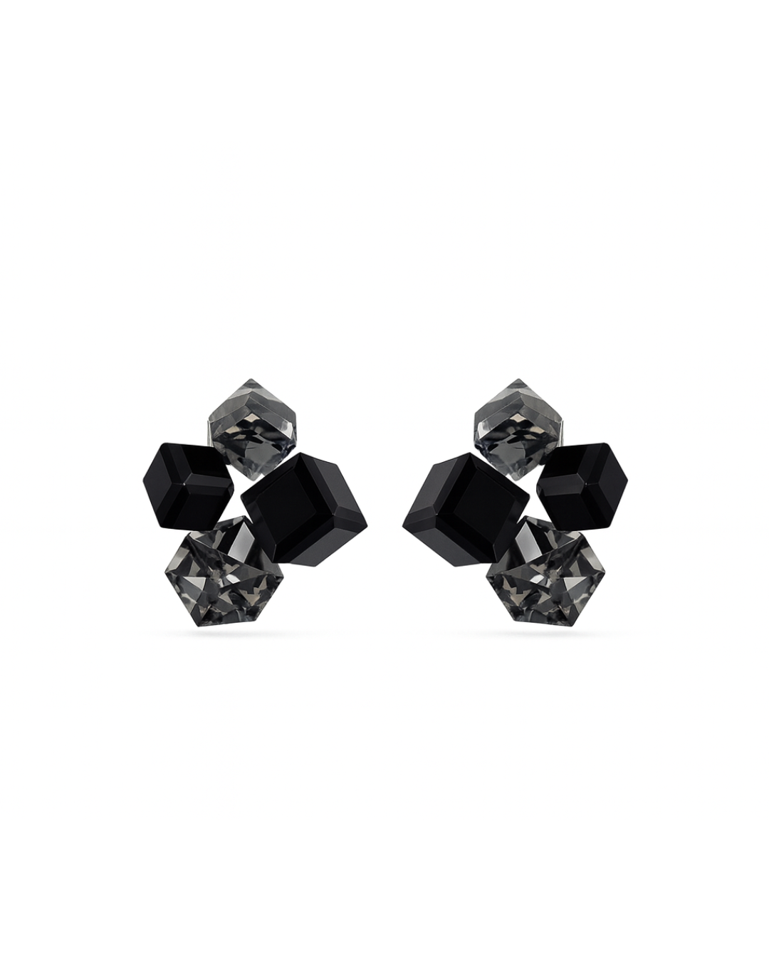 Black cubes studs