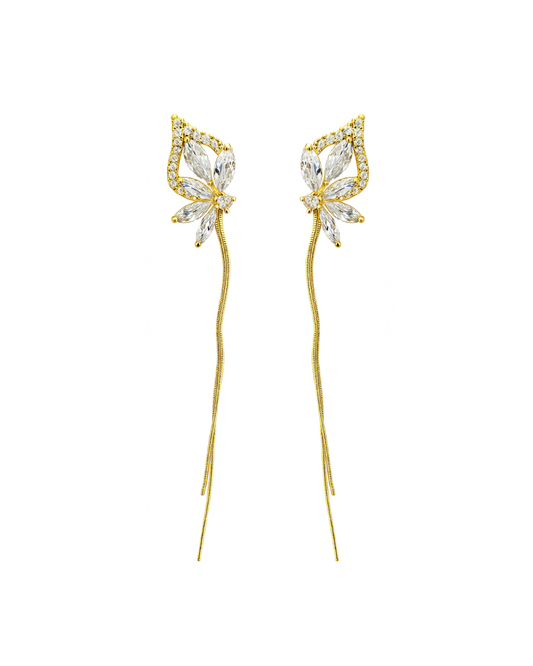 Half flower golden danglers