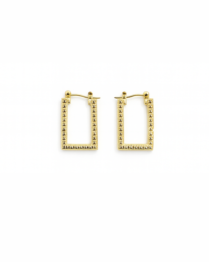 Square Hoops - Anti tarnish